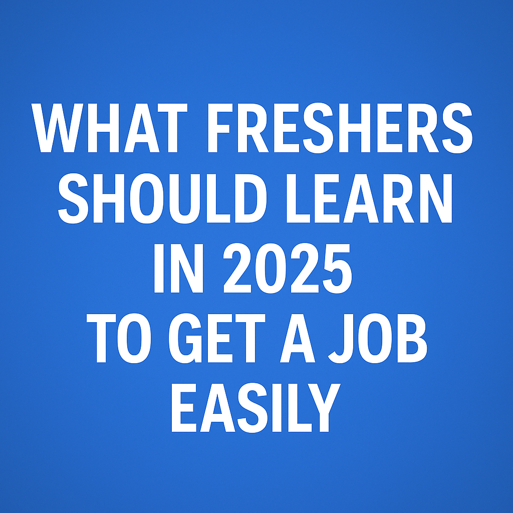 freshers learning