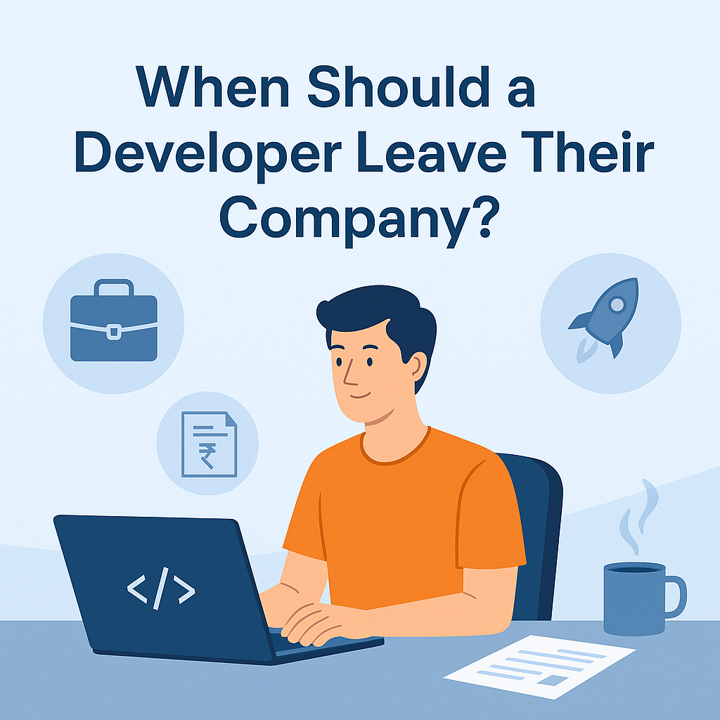 when should a developer leave