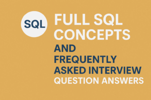 Complete SQL Concepts for MySQL & Oracle